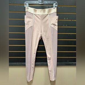 Belforte Chablis Ribbed Leggings Dusty Rose Pink Size 4